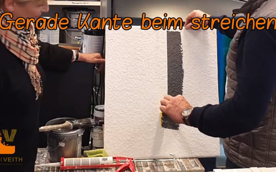 Gerade Kante beim streichen